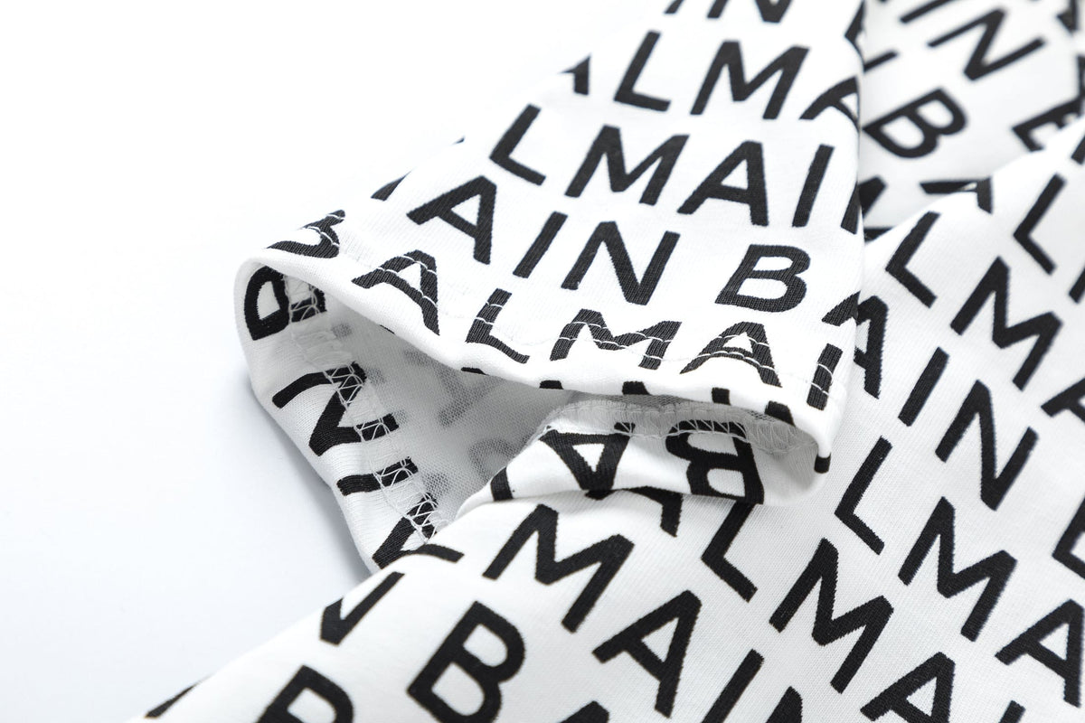 BALMAIN Logo Print T-shirt