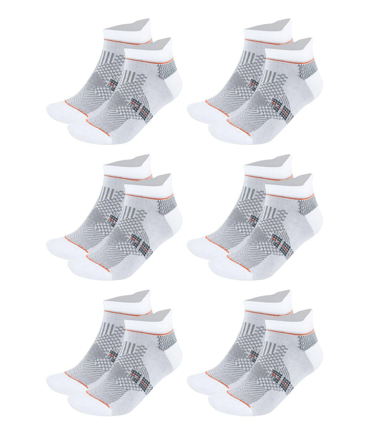 Men's & Women's Bamboo Ankle Socks 6-Pack