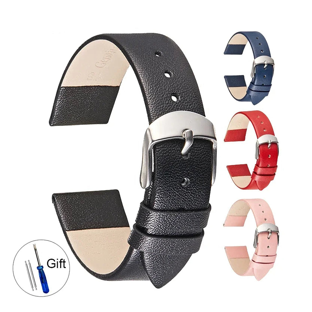 COROS PACE & APEX Classic Leather Band with Silver Buckle