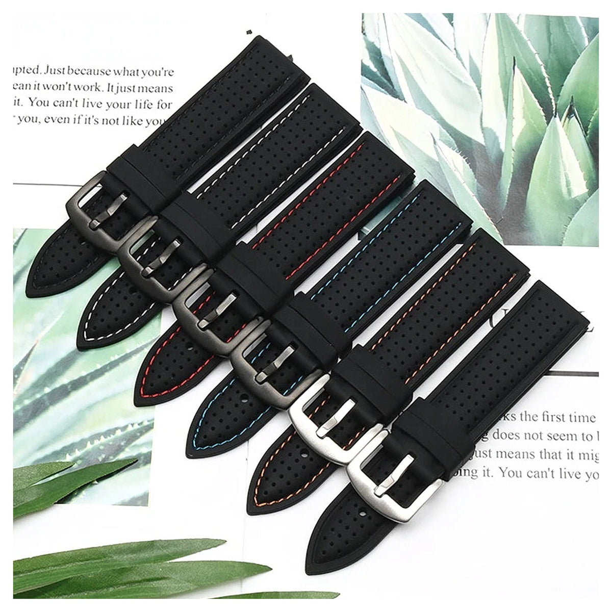 COROS PACE & APEX Perforated Silicone Band with Contrast Stitching