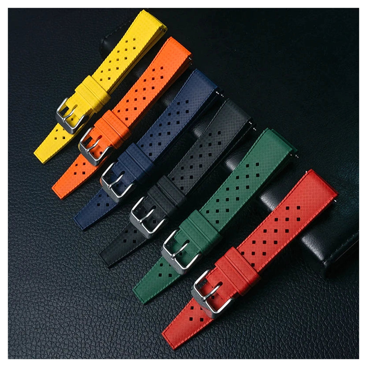COROS PACE & APEX Tropic-Style Perforated FKM Rubber Band