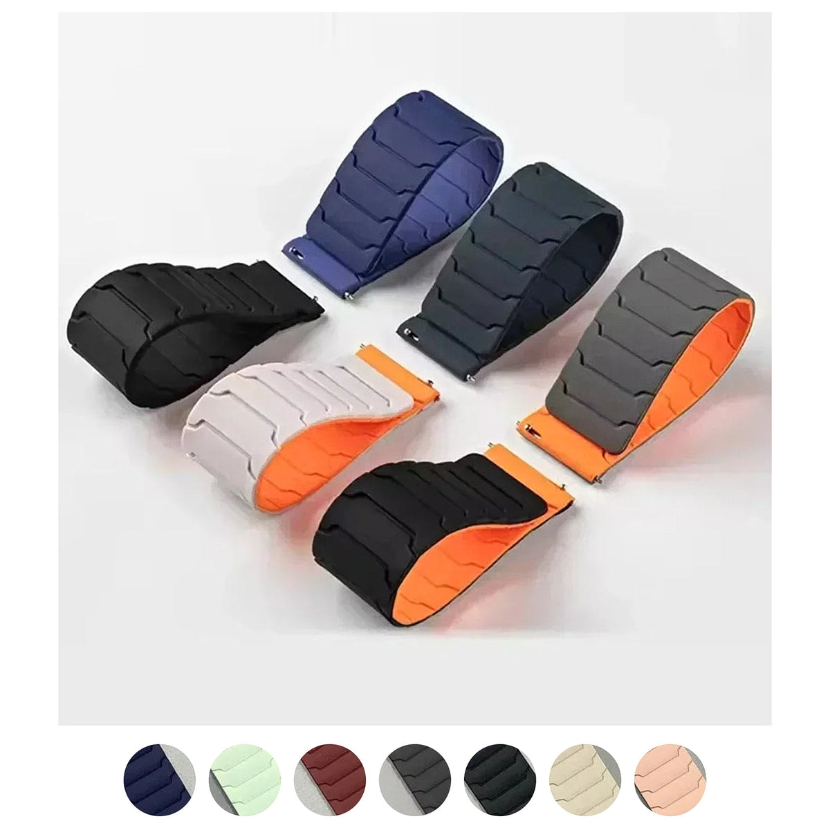 COROS PACE & APEX Segmented Magnetic Silicone Loop Band
