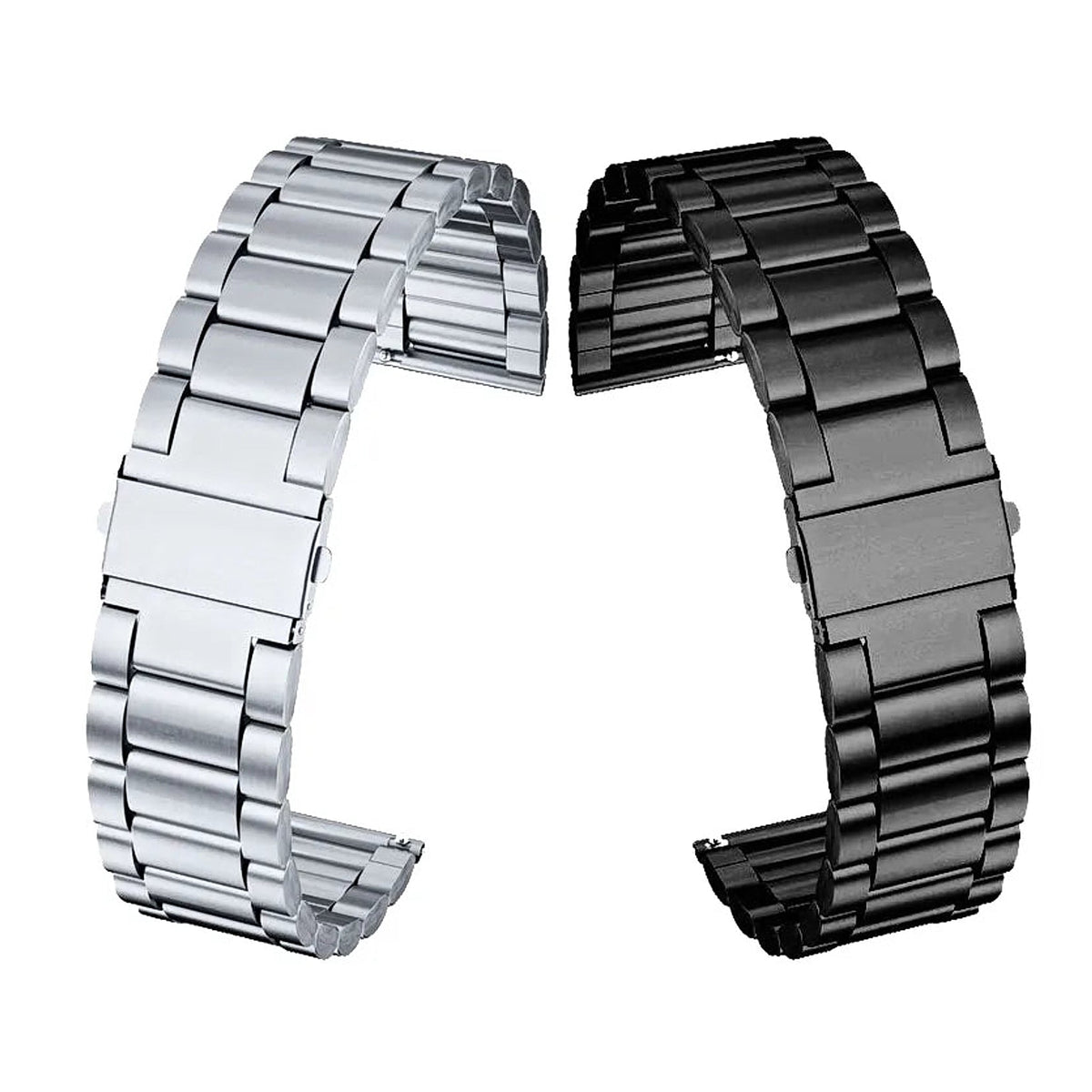 COROS PACE & APEX Metal Link Bracelet Band, Folding Clasp