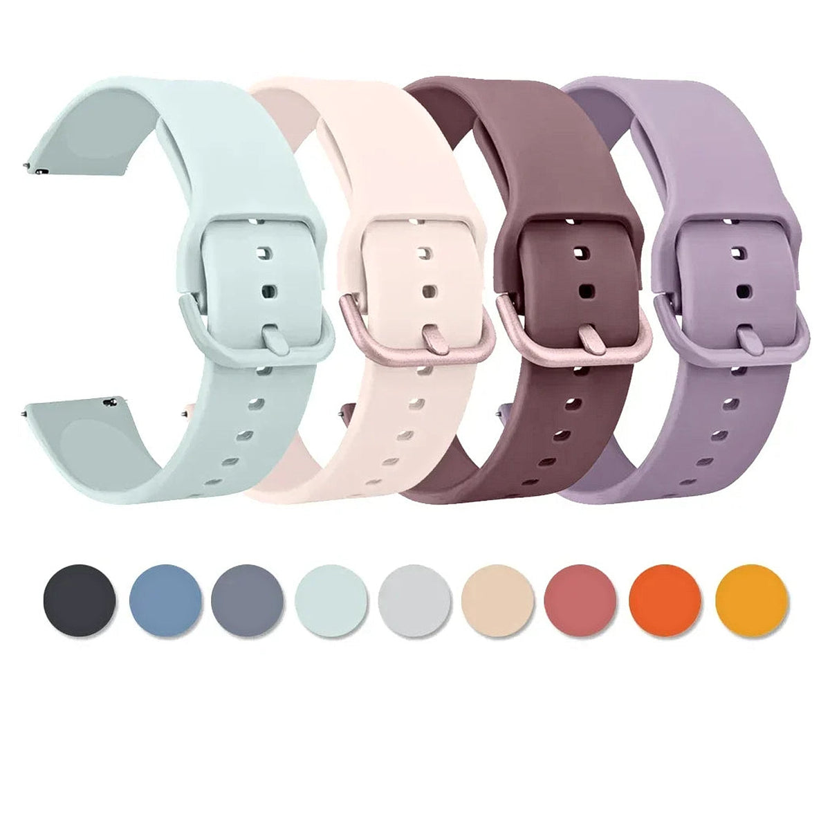 COROS PACE & APEX Silicone Band with Matching Buckle, 18 Colors