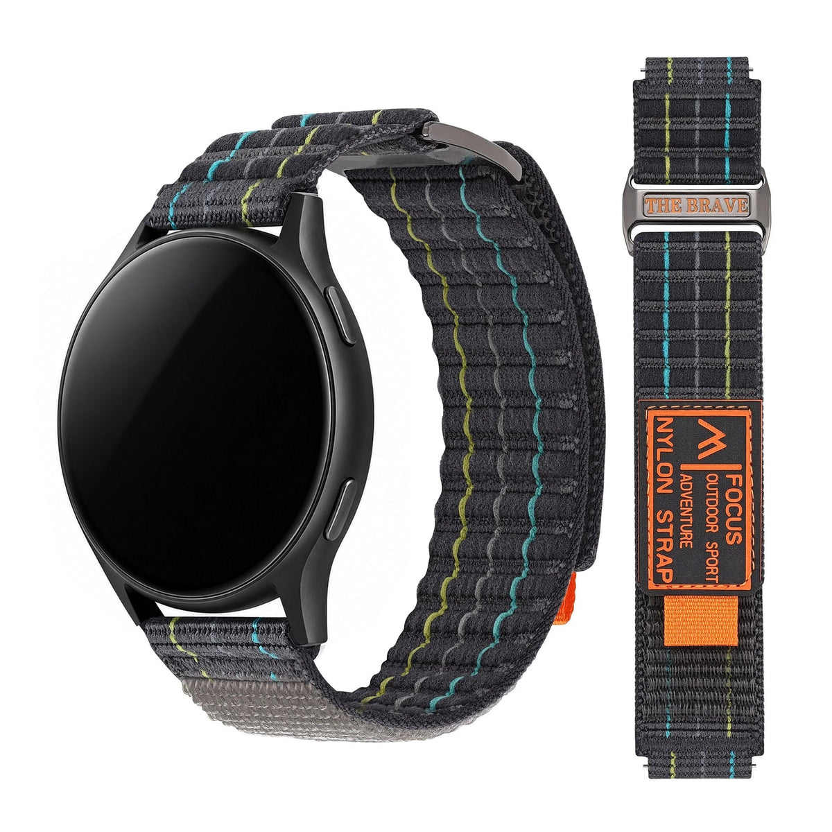 Motorola Moto Watch Striped Nylon Trail Loop Band