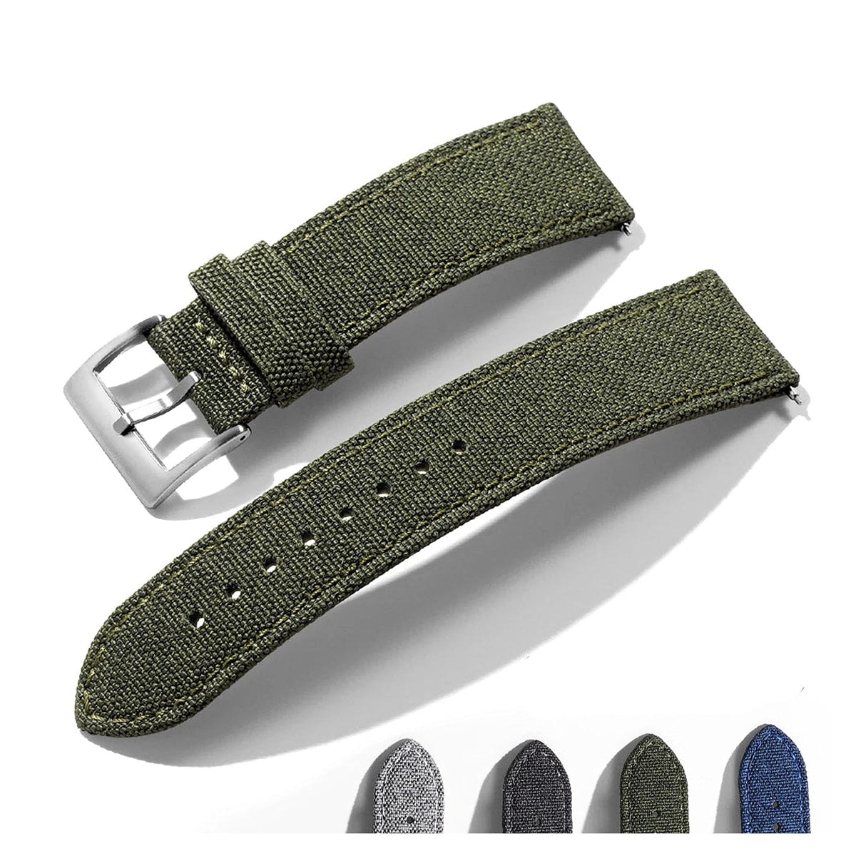 Motorola Moto Watch Nylon Fabric Band with Leather Lining