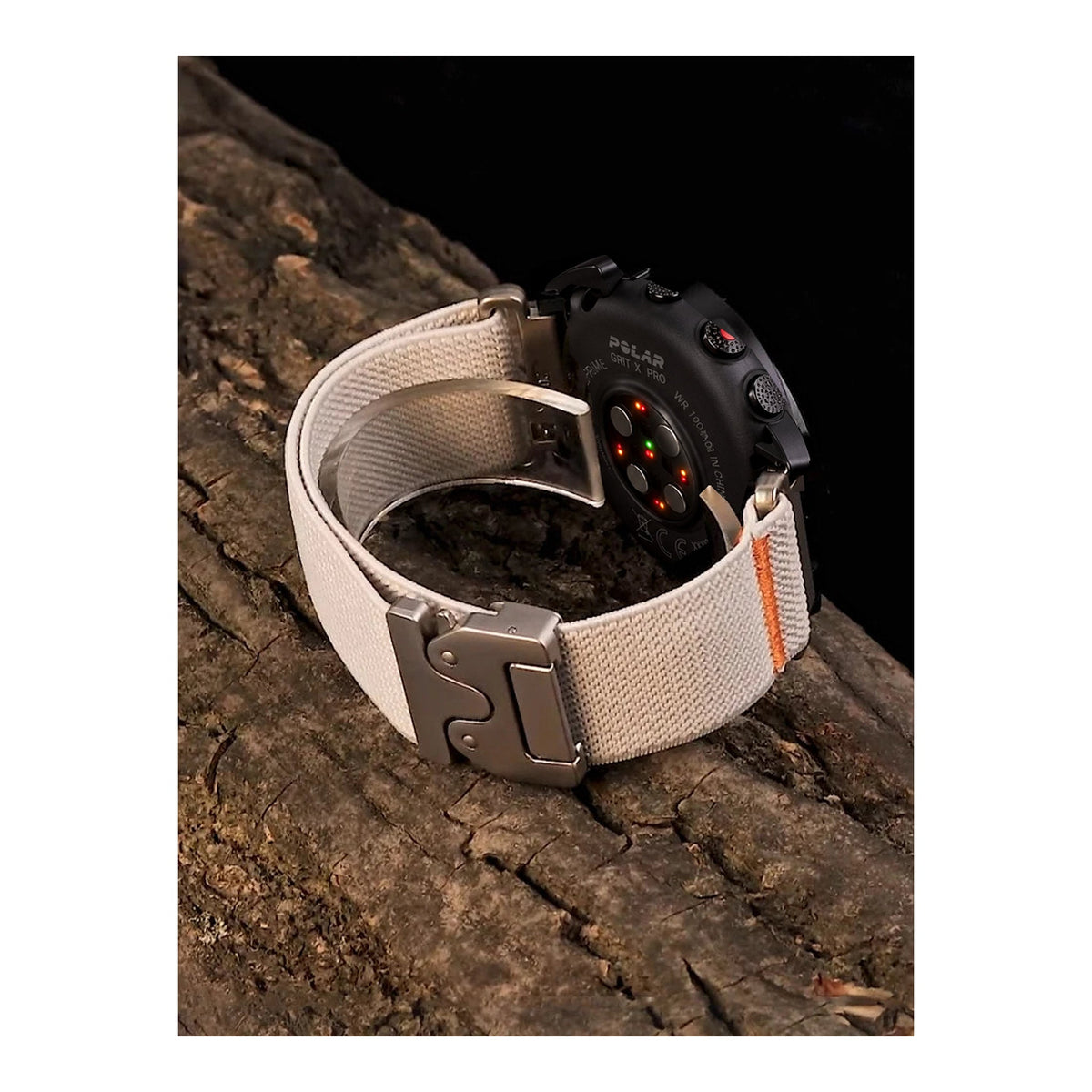 Polar Vantage, Grit X & Ignite Stretch Nylon Band, Metal Clip Buckle