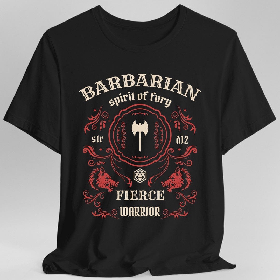 Camiseta con etiqueta vintage de la clase Bárbaro