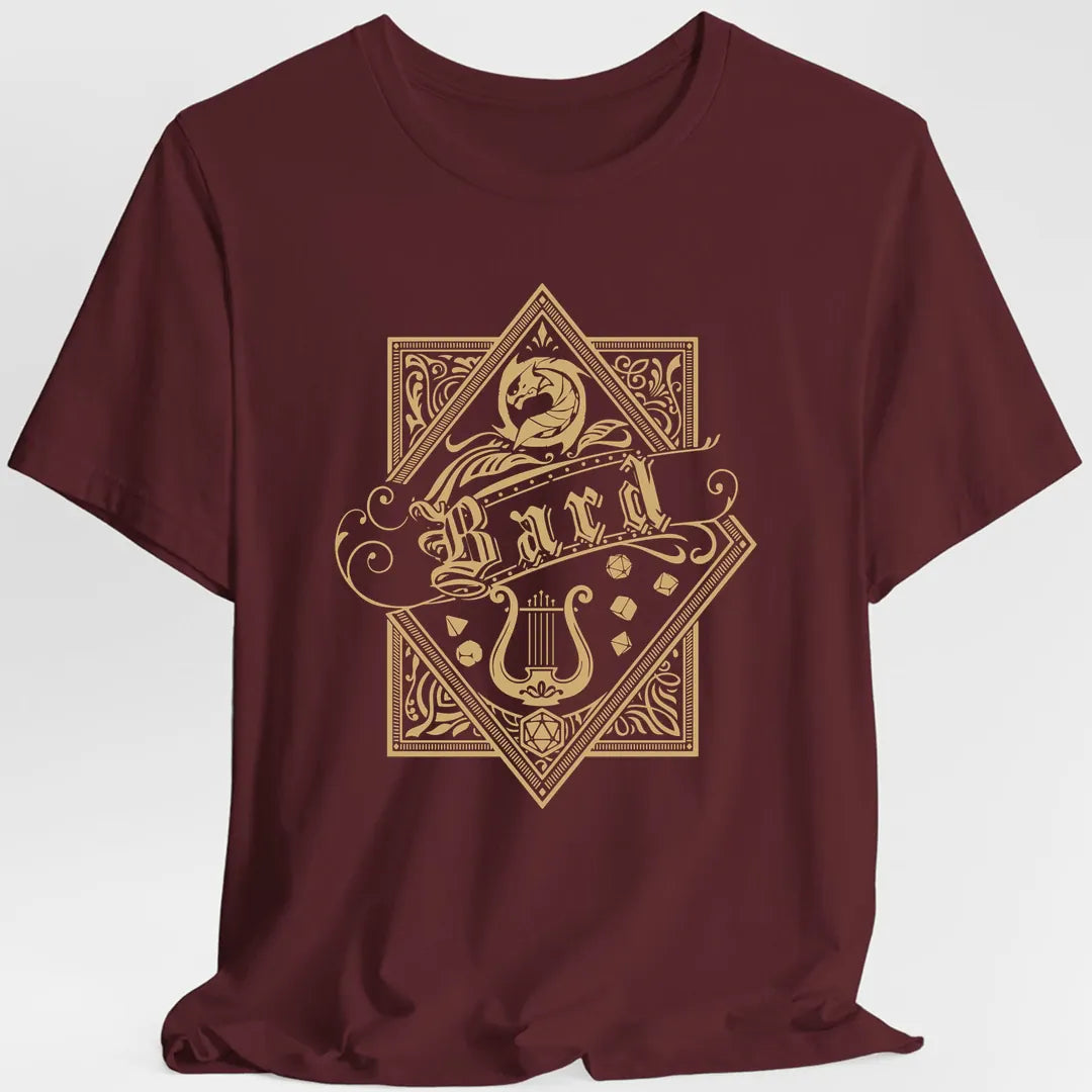 Bard D&D Class Emblem T-shirt