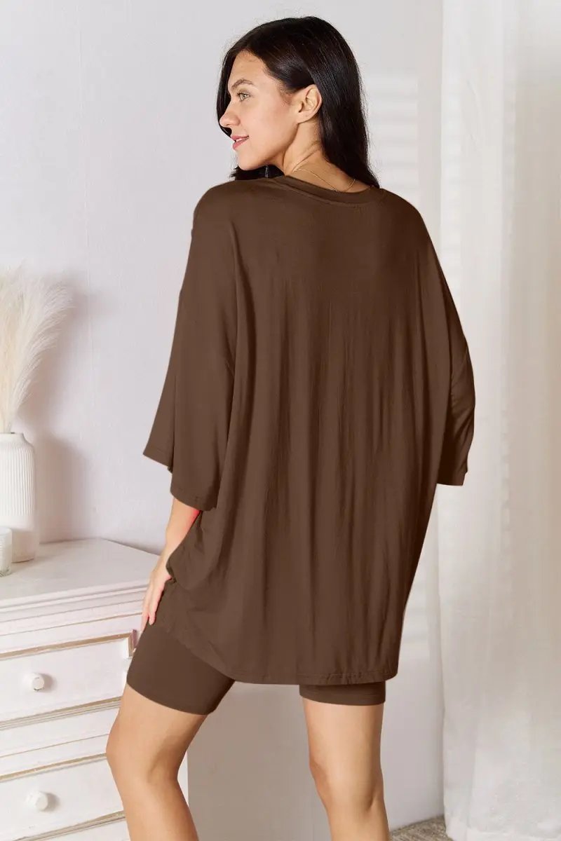 Three-Quarter Sleeve Top - Soft Rayon - Everyday Essential