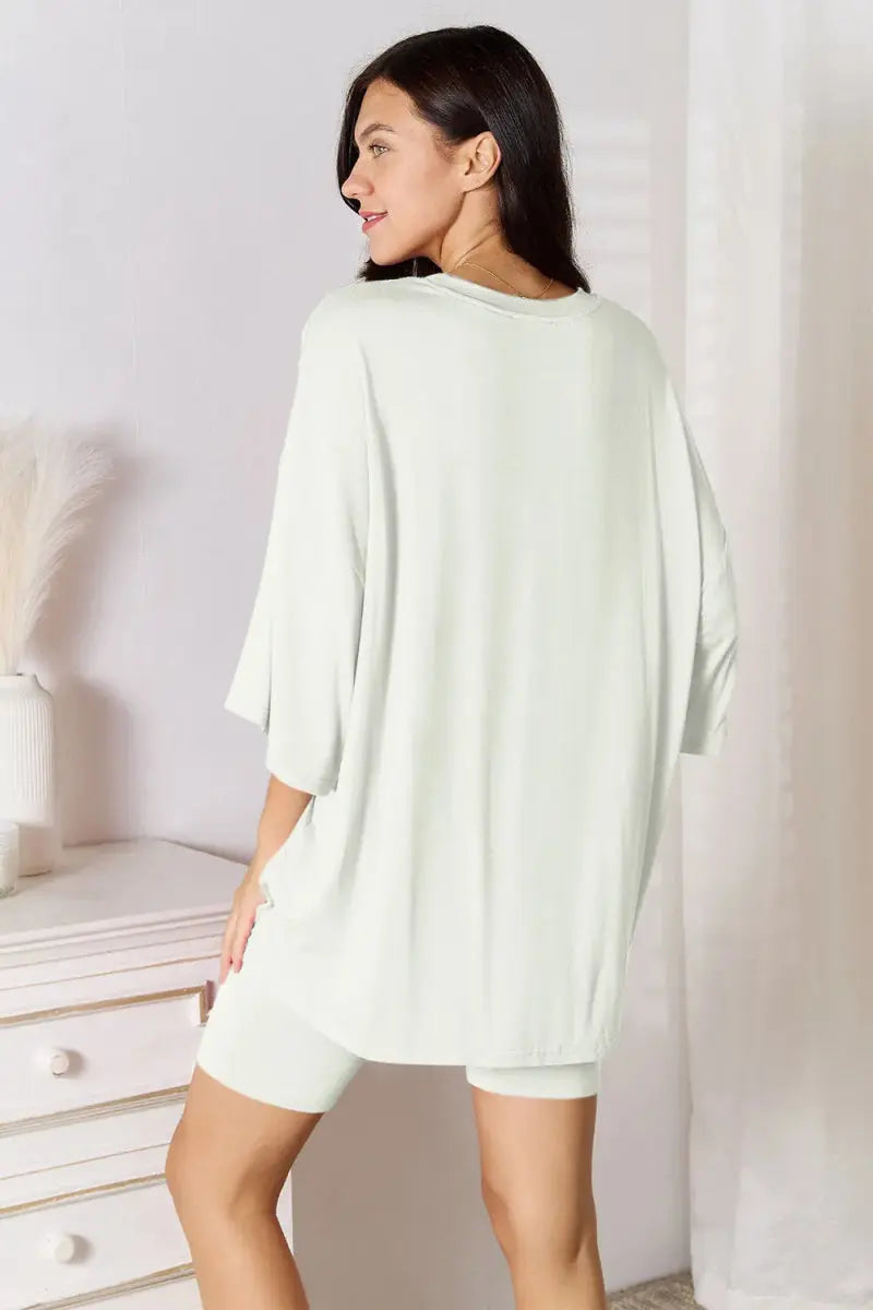 Three-Quarter Sleeve Top - Soft Rayon - Everyday Essential