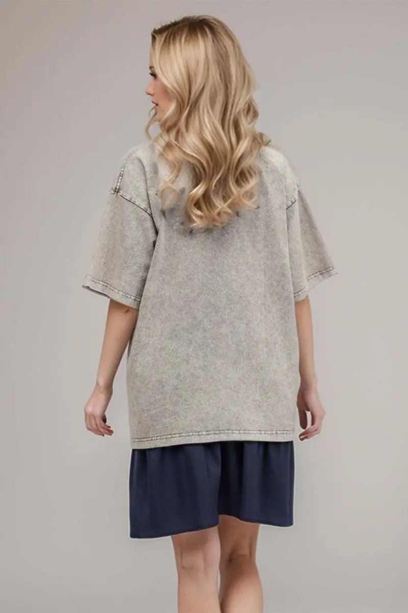 T-Shirts Trendsi Basic Bae Round Neck Half Sleeve T-Shirt for Women