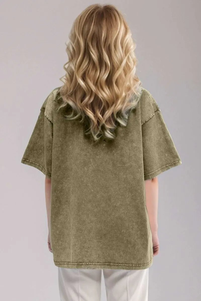 T-Shirts Trendsi Basic Bae Round Neck Half Sleeve T-Shirt for Women