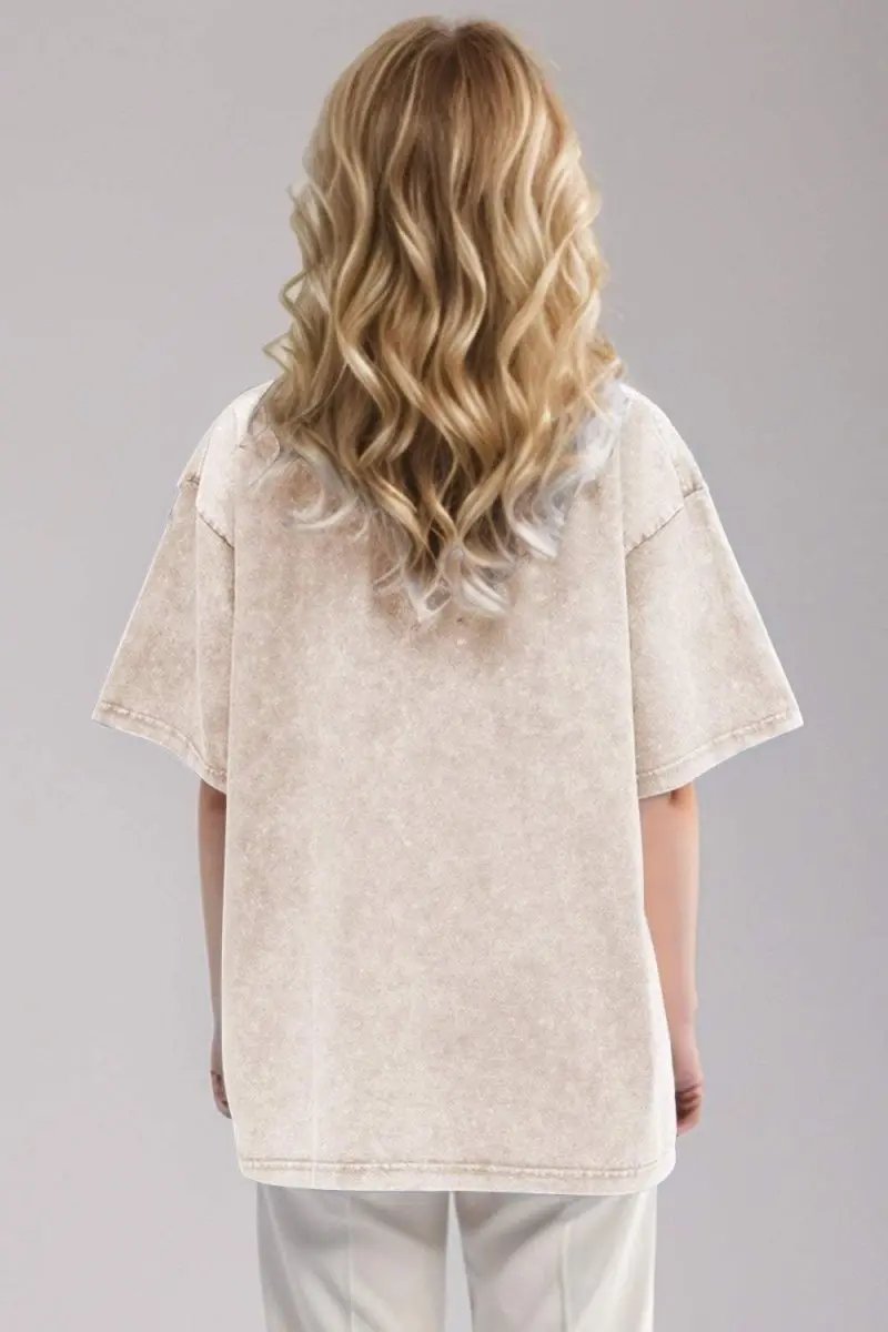 T-Shirts Trendsi Basic Bae Round Neck Half Sleeve T-Shirt for Women