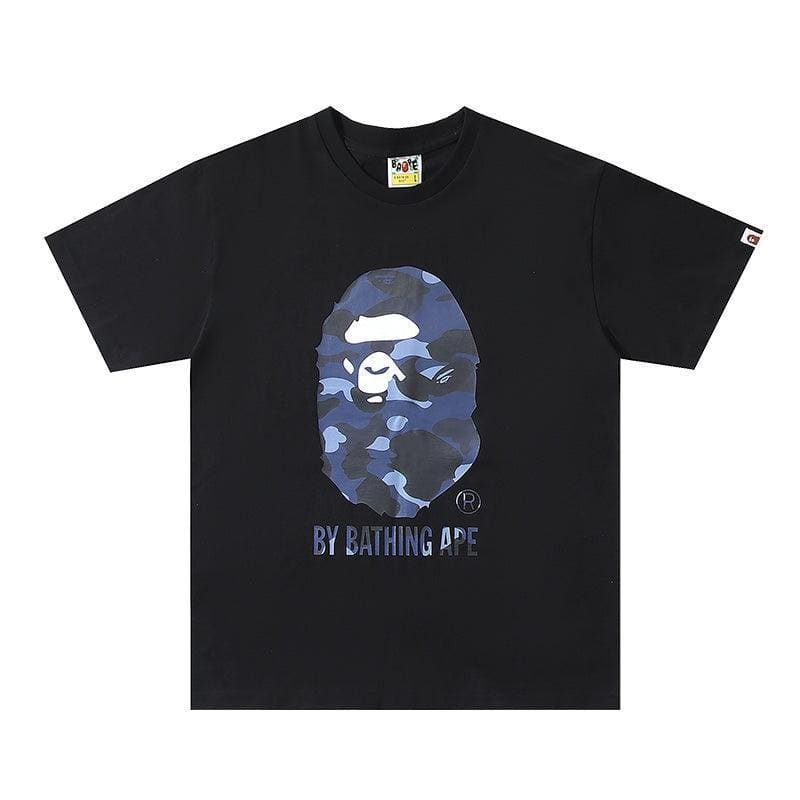 Bathing Ape Black T-Shirt without Collar
