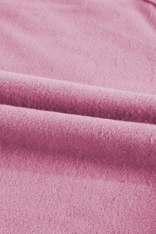 Sudadera de cuello medio con cremallera y forro polar liso