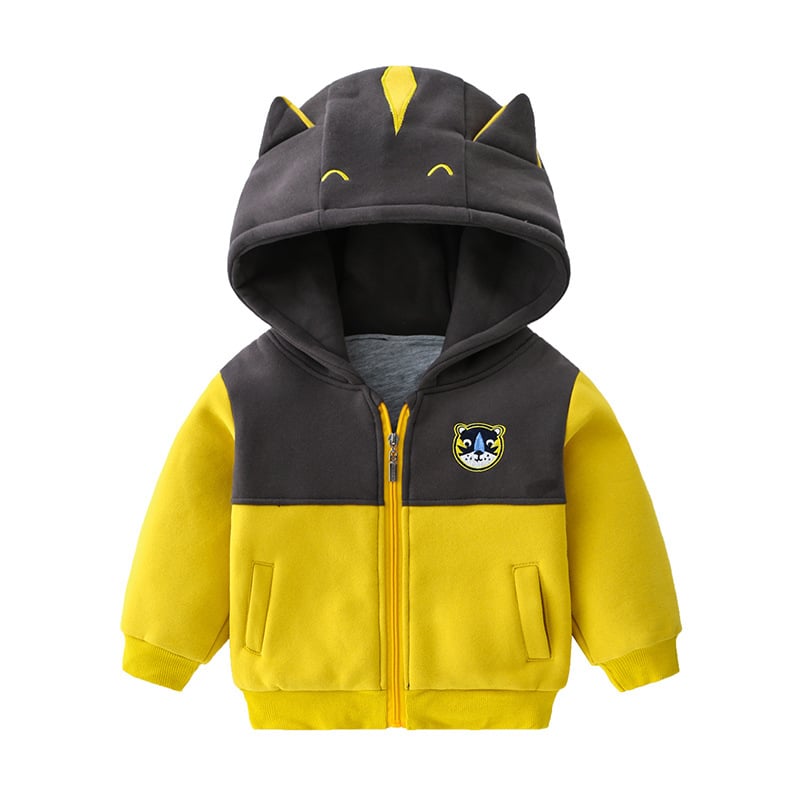 Simple Padded Hooded Jacket for Kids