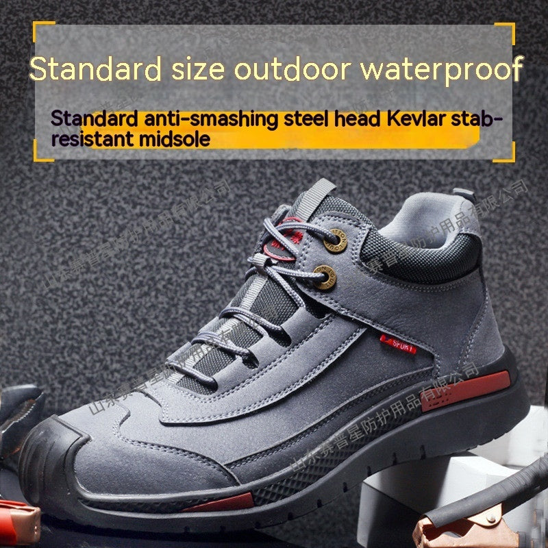 Protective Steel Toe High-Top Shoes