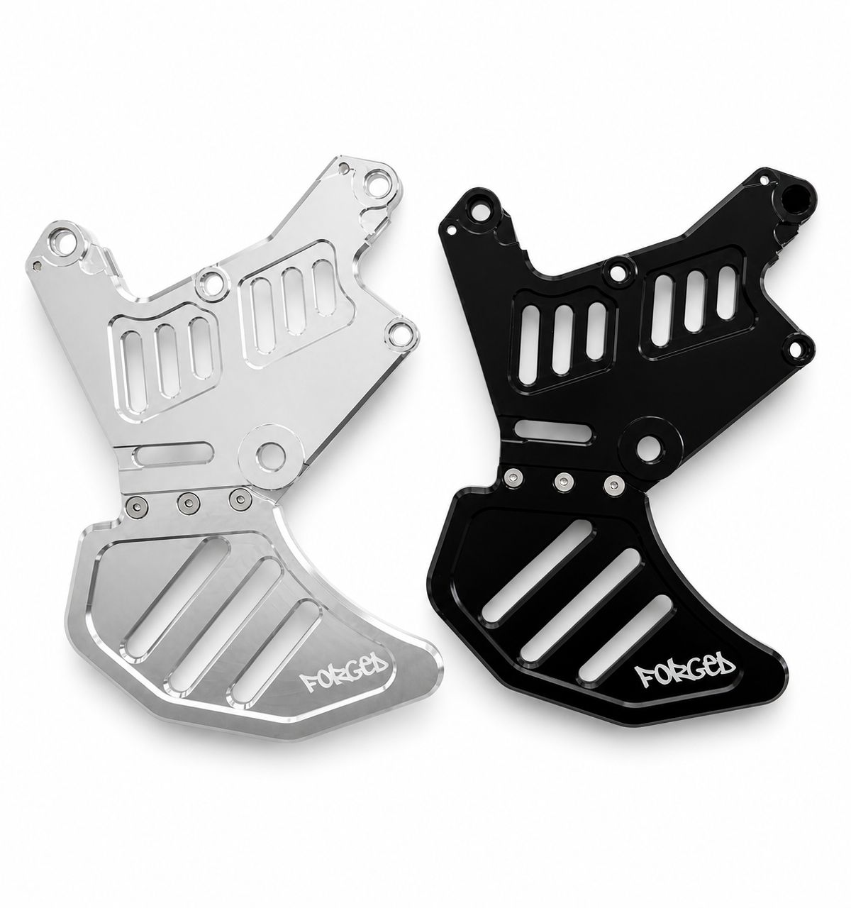 Soporte de pinza doble de E-Moto de metal con protector de disco