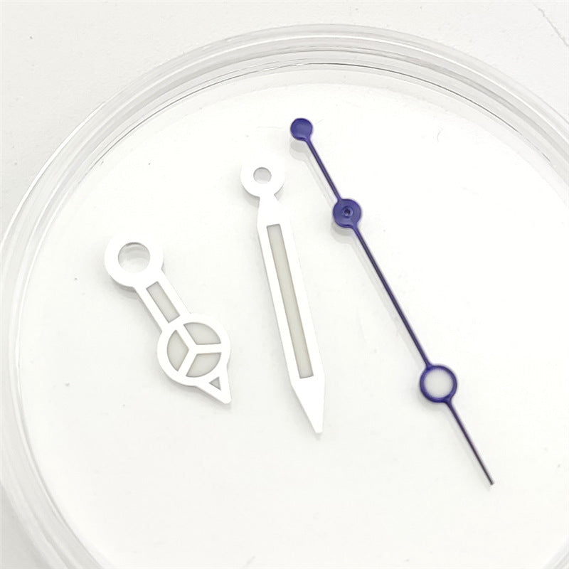 Modified Hand Set, Suitable For NH3536 Movement Mechanical Watch Hands, With Blue Luminous Coating