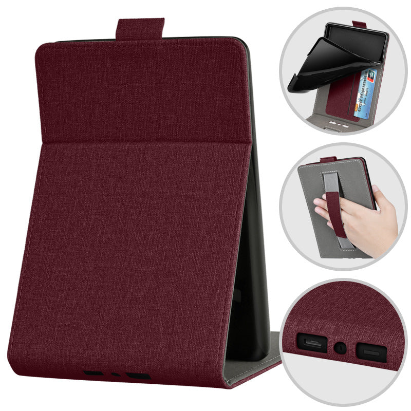 Handheld Protective Case Youth Version 6-inch Painted Leather Case