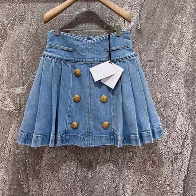 Designer Women's Niche Denim Skirt