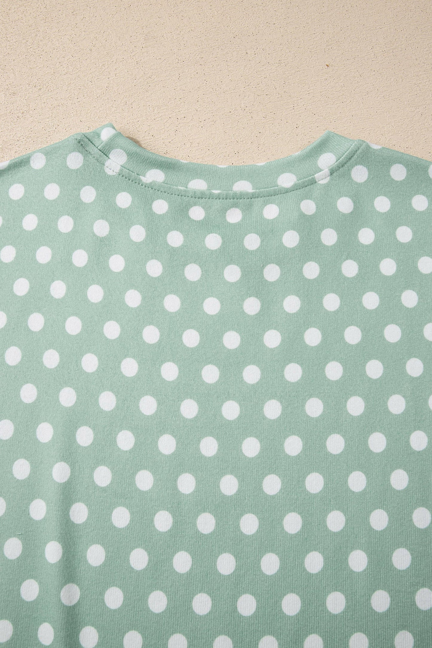 Purple Polka Dot Print Short Set
