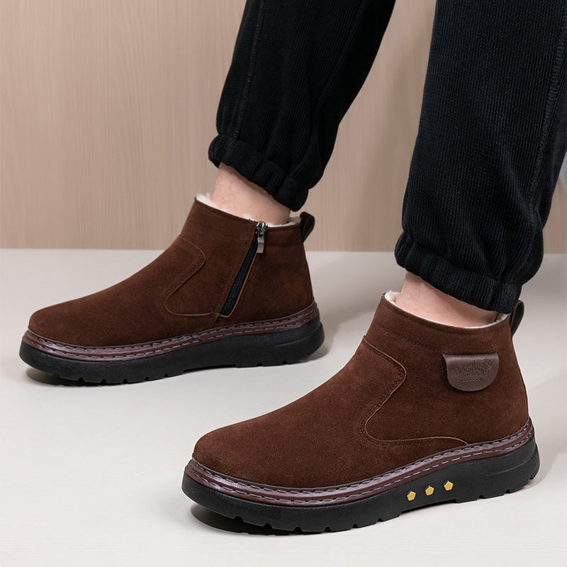 Warm Sheep Wool Lined Boots