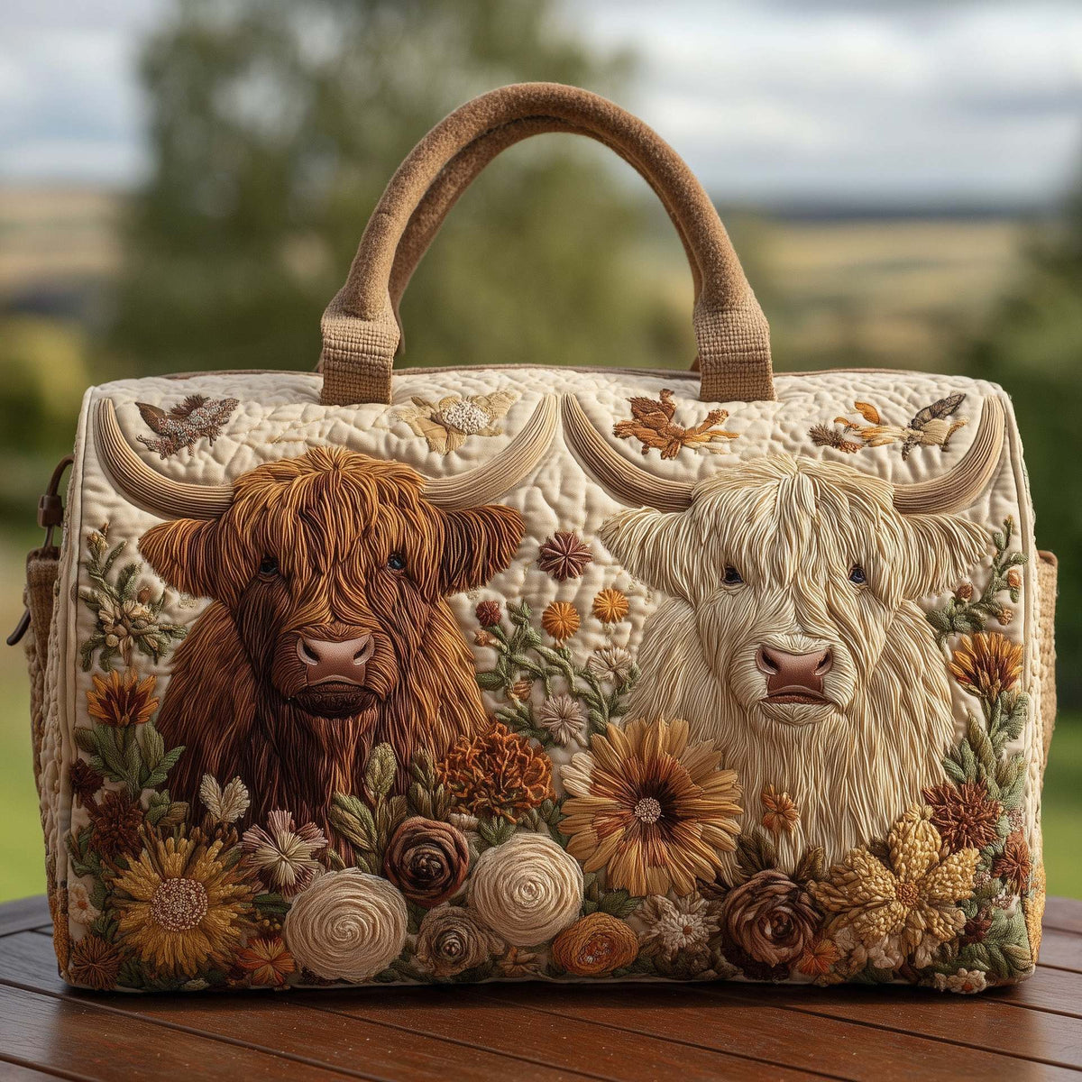 Short-Distance Handheld Quilted Travel Bag