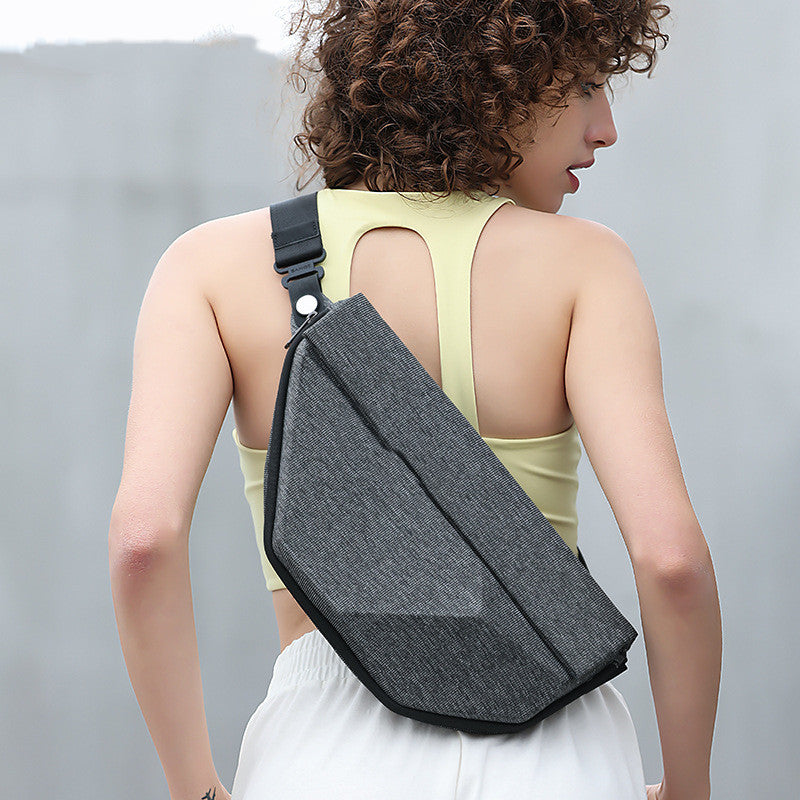 Men's Geometric Shoulder Bag
