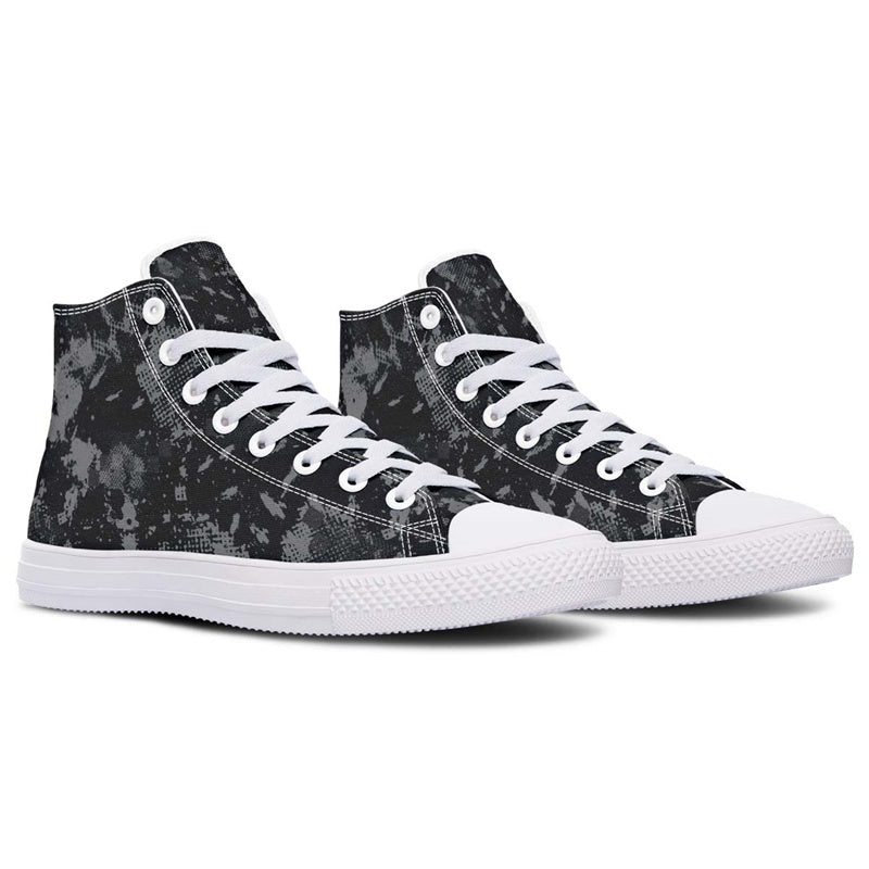 Printed Couple High-top Canvas Shoes