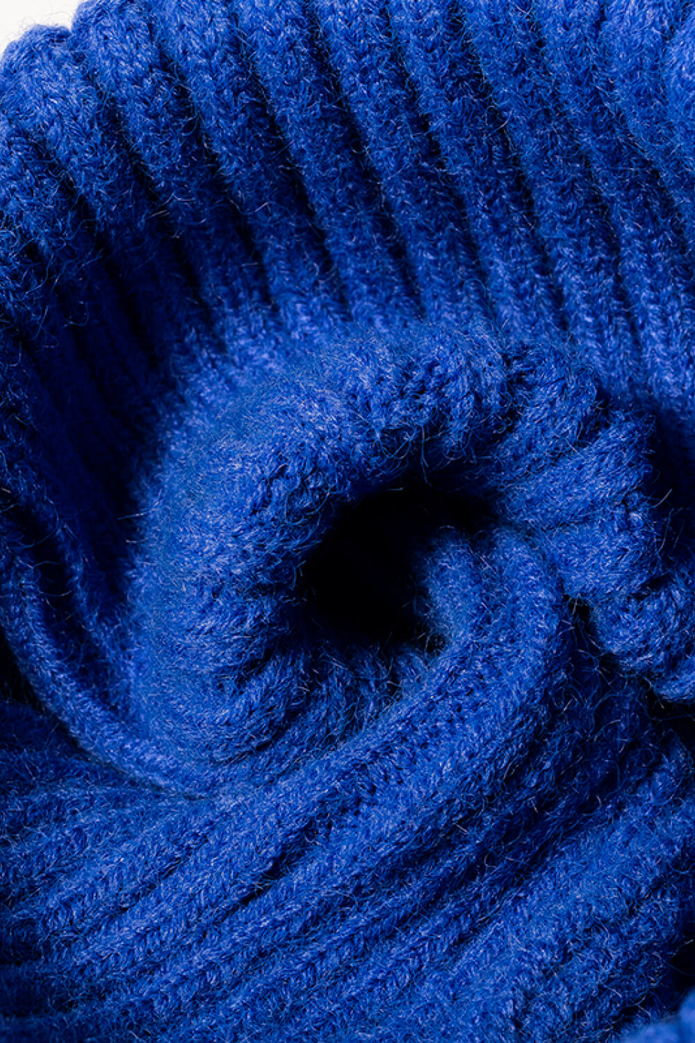 Gorro de punto de canalé