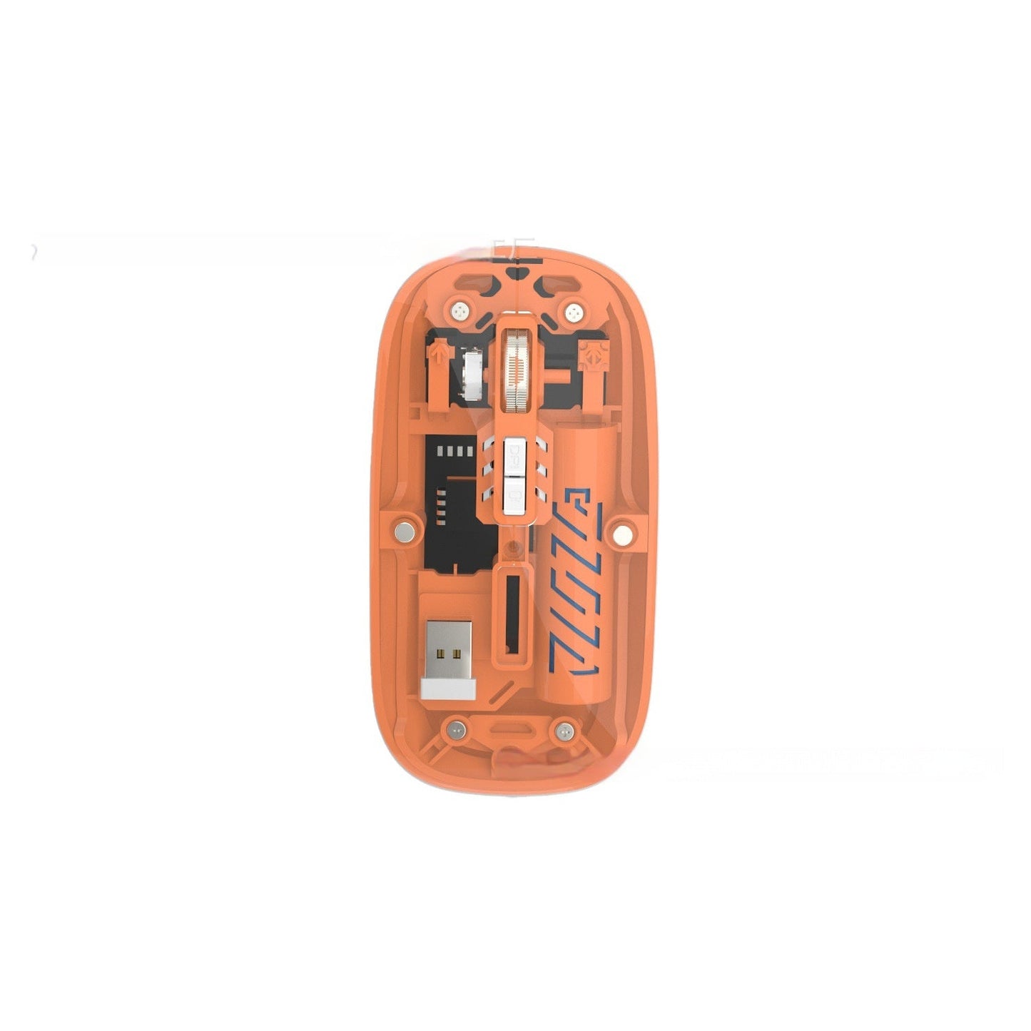 Wireless Transparent Typec Charging Mouse