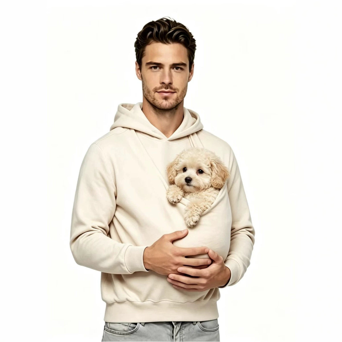 Unisex Hoodie Pet-friendly One-piece Hooded Sweatshirt