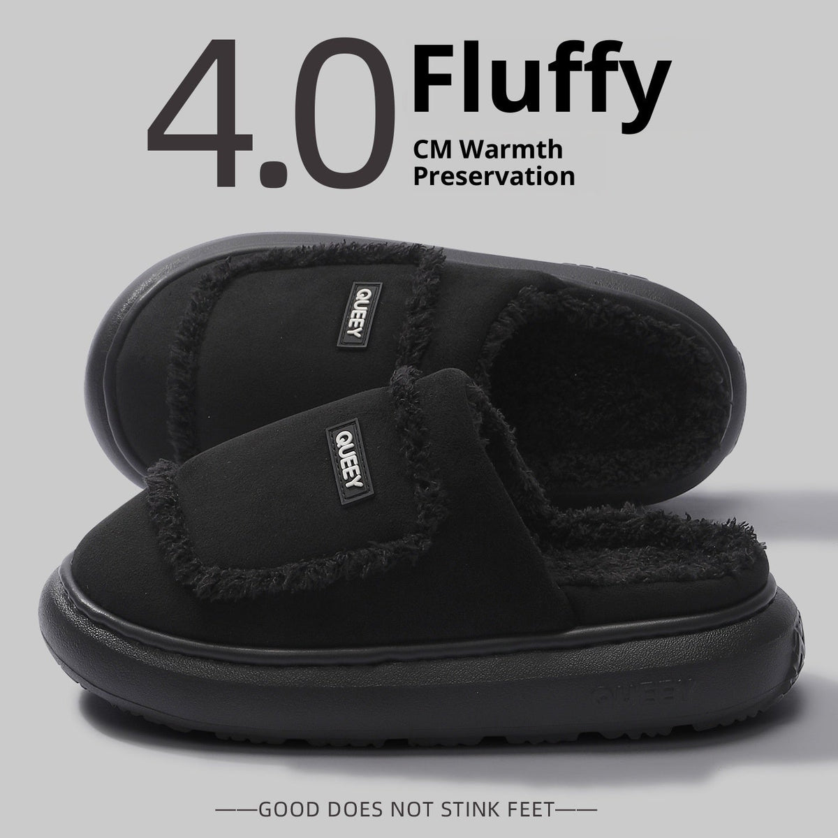 Women's Warm Non-slip Suede Cotton Slippers