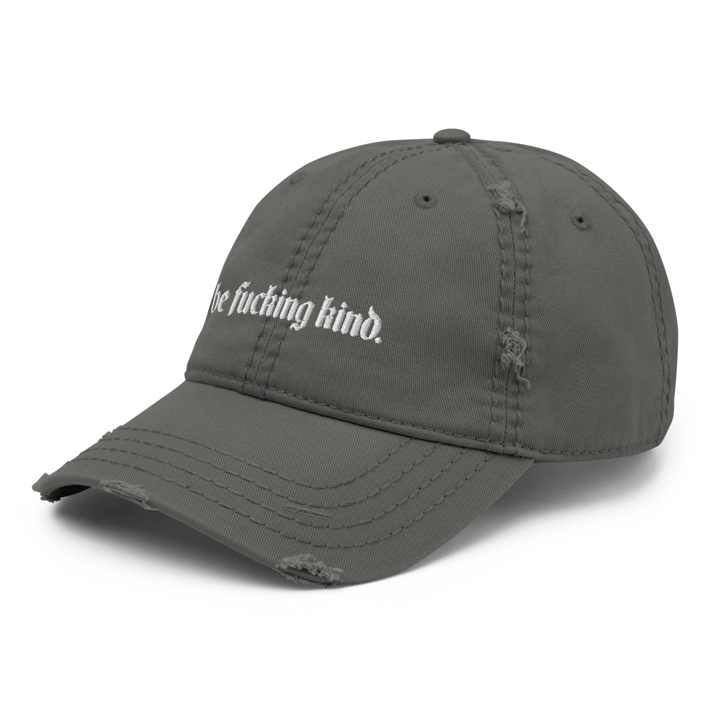 Gorra de papá gastada "Sé jodidamente amable"
