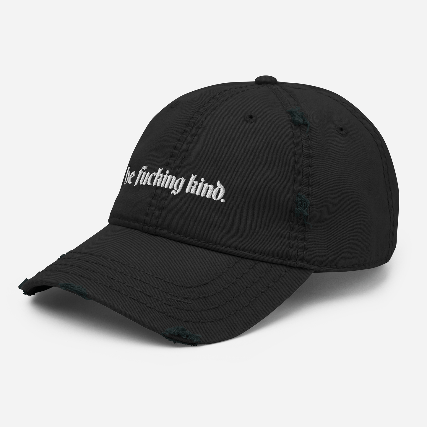 Gorra de papá gastada "Sé jodidamente amable"