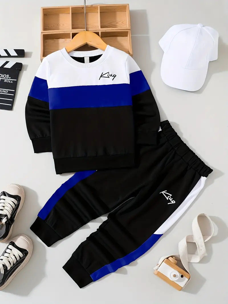Design Sense Multicolor Hoodie Pants Two-piece Set See size chart under “more details”