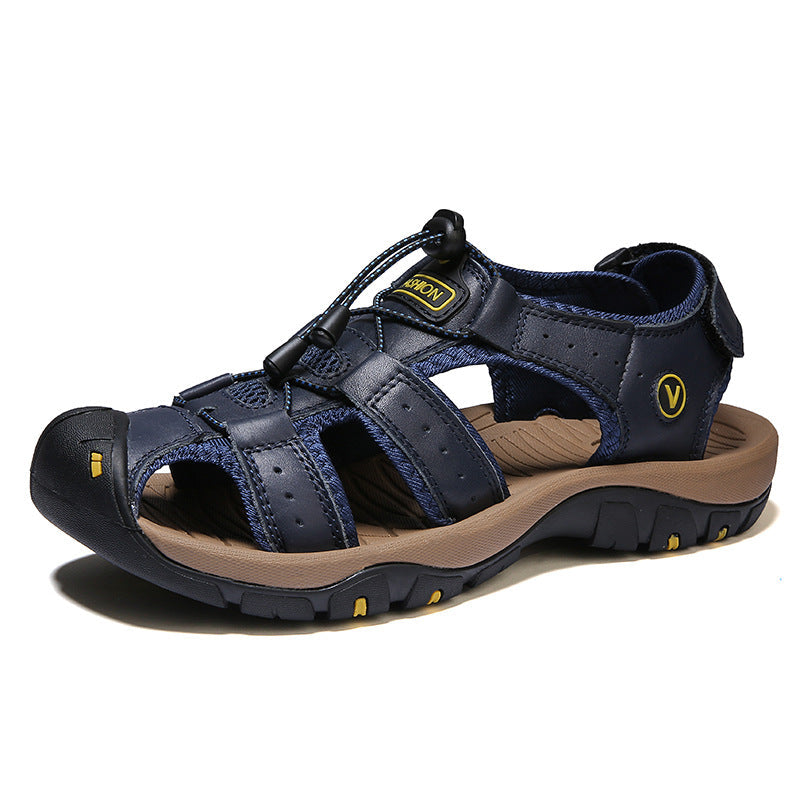 Men's Outdoor Leather Sports Sandals