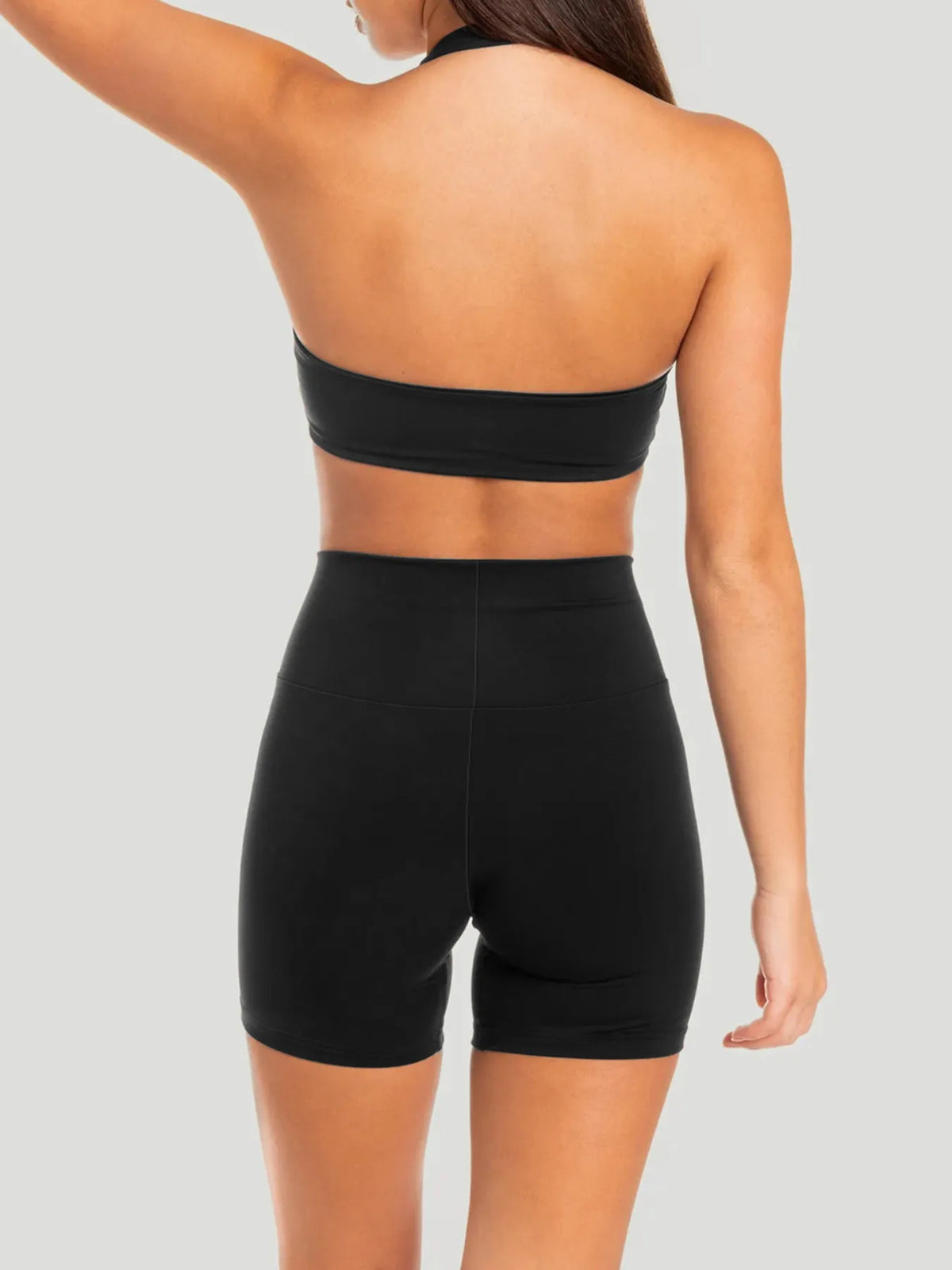 Halter Neck Cami and Shorts Active Set