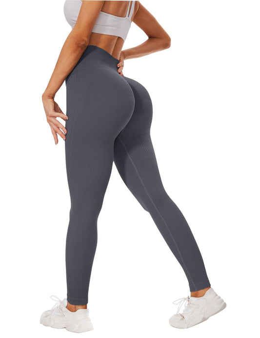 Leggings capri sin costuras de cintura alta