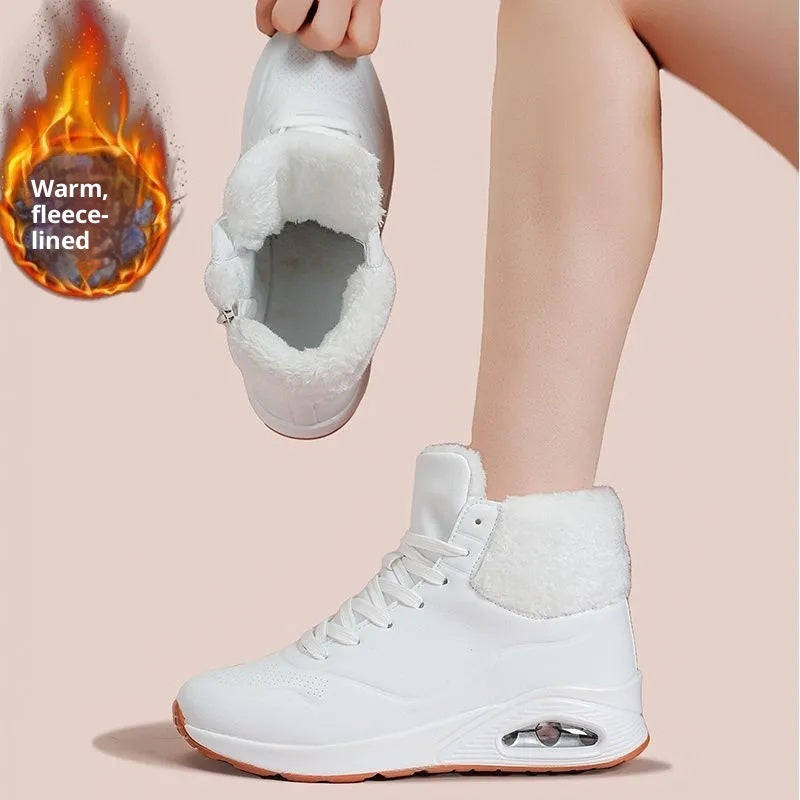 Women's Warm Fleece-lined Thick-soled Snow Boots