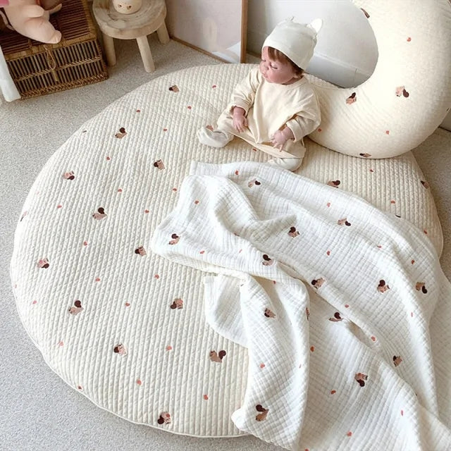 Bear Embroidery Baby Mat - # BAGE81710001
