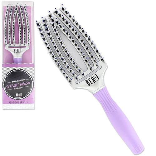 Beaut Heat Resistant Styling Brush with Styling Pick
