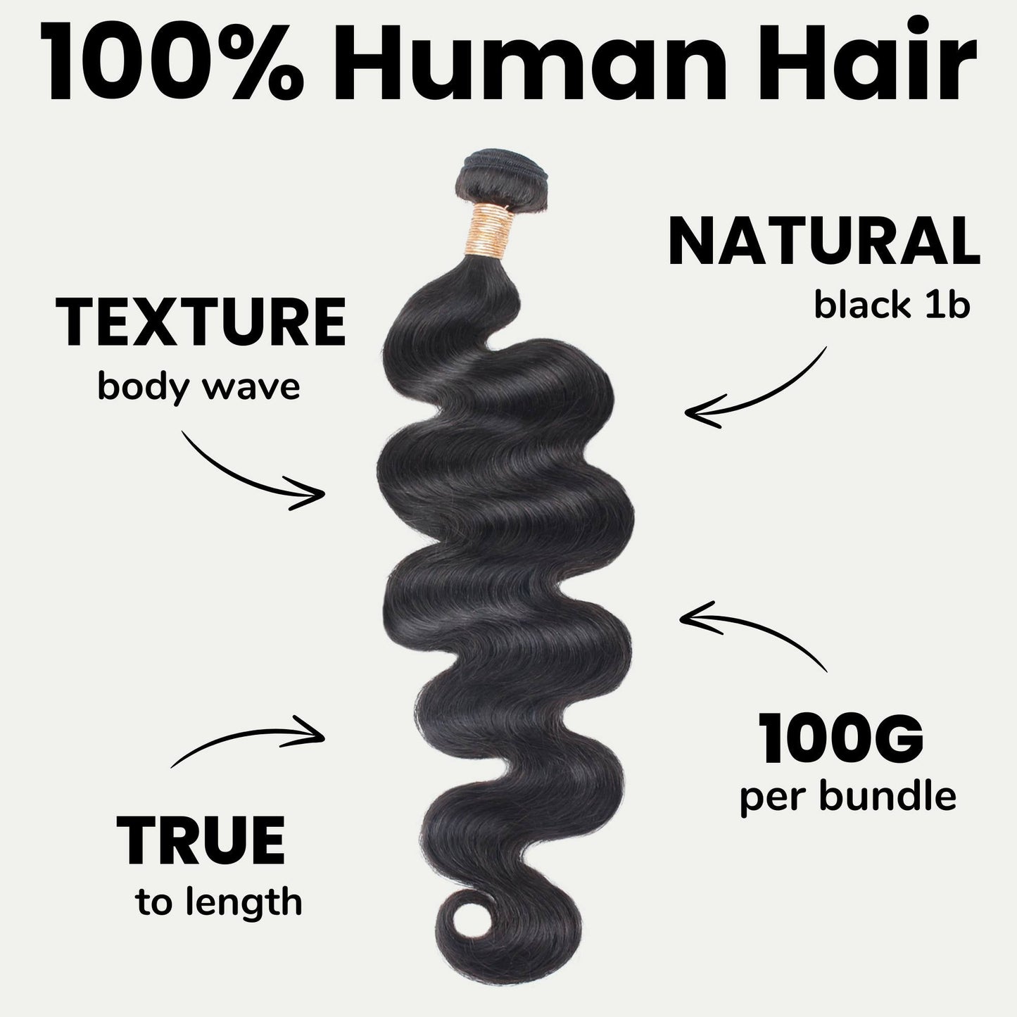 Brazilian Body Wave 100% Human Hair Bundles