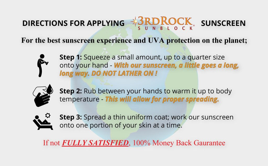 3rd Rock Sunblock® For Infants - All Natural Infant Sunscreen - Zinc Oxide SPF 35