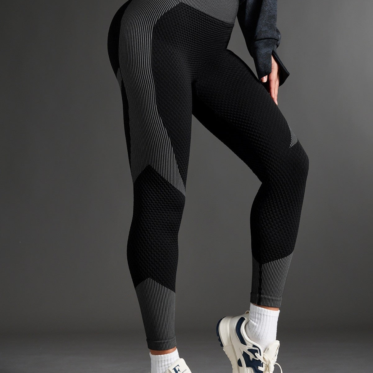 Yoga Cut-To-Size Cross-Border Amazon Tk Fitness Leggings Moisture-Wicking Sportswear Women's Polyester Sports Pants