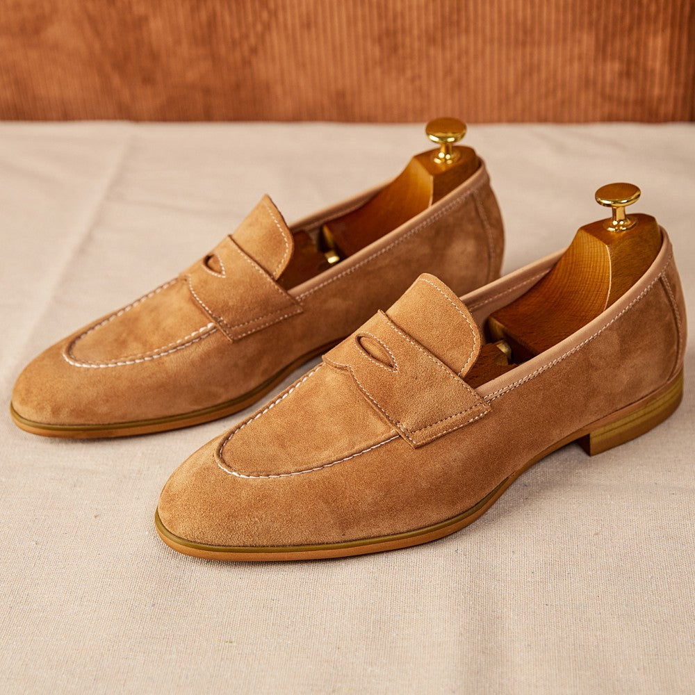 Slip-on Brown Suede Shoes
