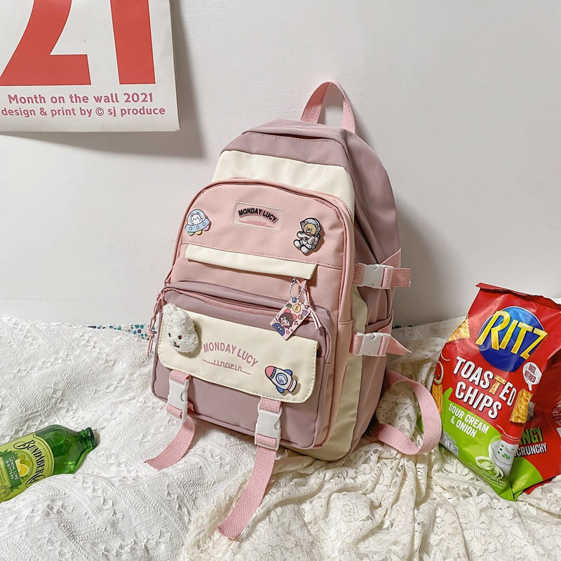 Elementary School Students' Mori All-match Backpack Travel Bag
