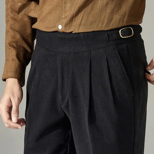 Pantalones de hombre entallados casual de negocios